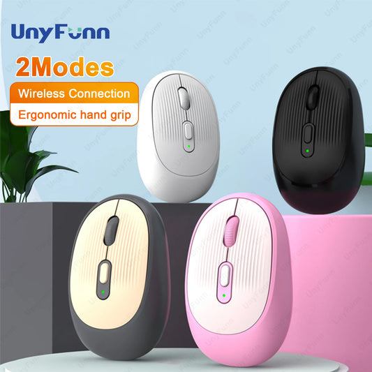 2.4G Wireless Mouse for Laptop Bluetooth Mouse With 500Mah Battery