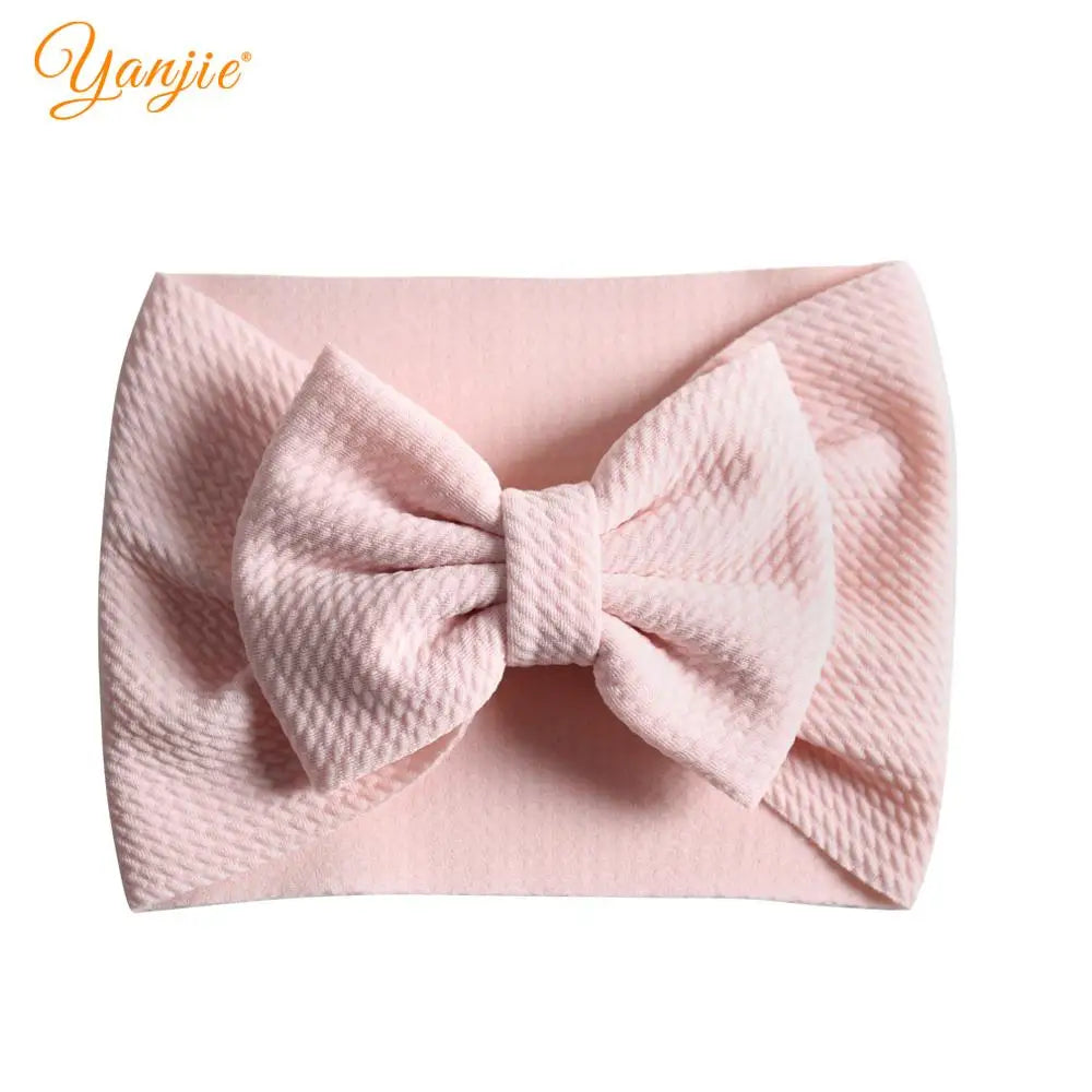 YANJIE 2023 New Turban Fashion 5'' Hair Bows Headband