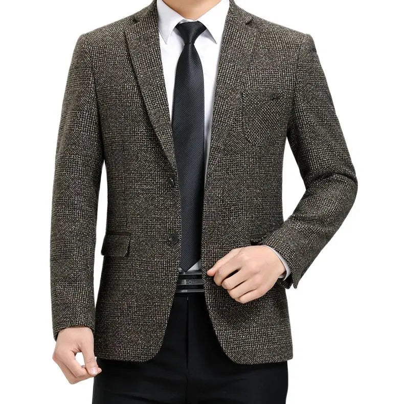 Batmo 2023 New Arrival High Quality Smart Plaid Casual Blazer Men,men's Casual