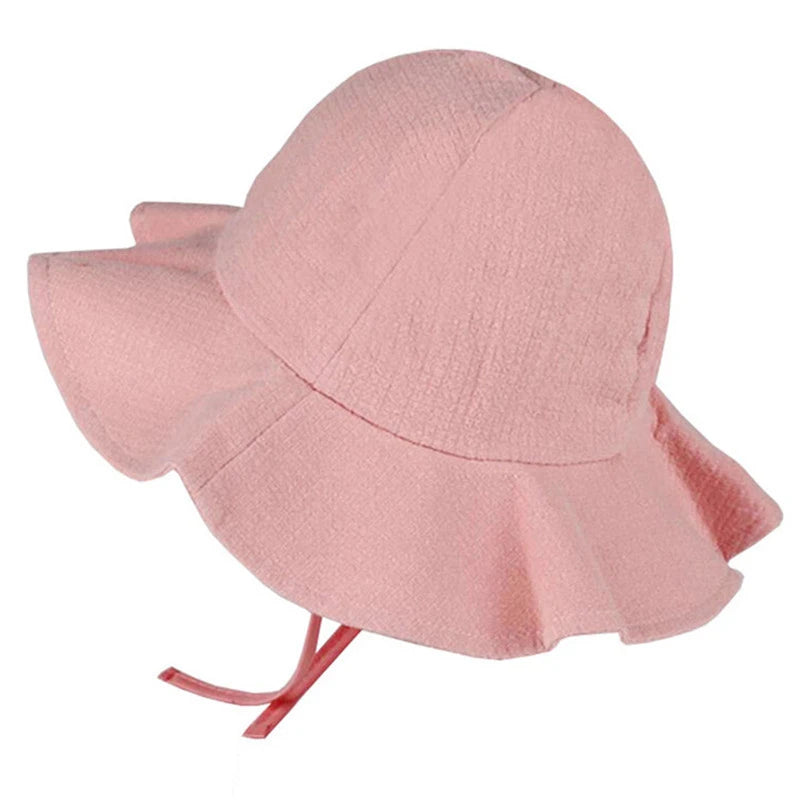 Summer Baby Bucket Cap Kids Children Floral Panama Hat Outdoor