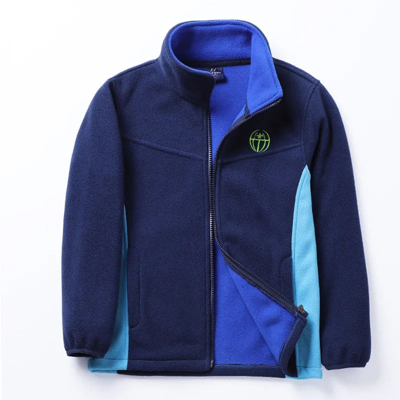 New Style Spring Autumn Children Kids Jackets Hoodies Big Boys Girls Polar