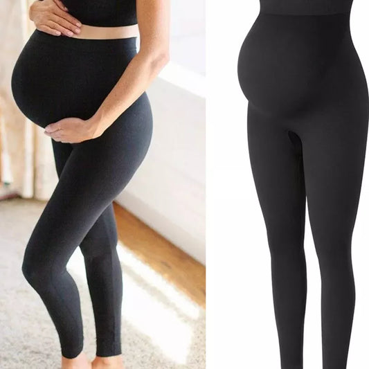 High Waist Pregnancy Leggings Skinny Maternity Clothes for Pregnant Women Belly