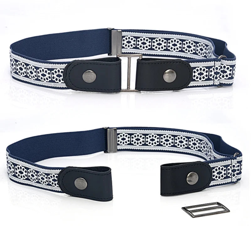 Easy Belt Without Buckle Elastic Belts for Women Stretch Riem Men Jeans