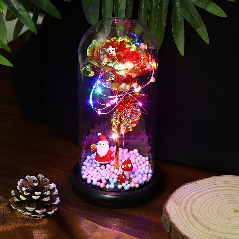 New Christmas Gifts  Mini Artificial Christmas Tree With LED Light Covered