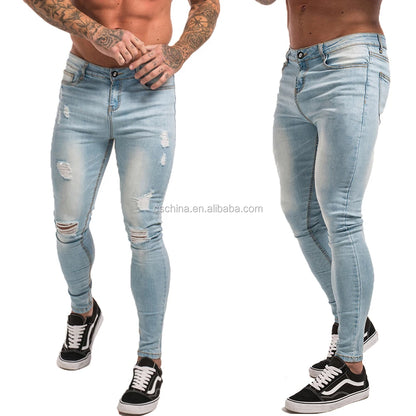 Mens Jeans Denim Manufacturer Hot Sale Men Jeans High Streetwear Trousers