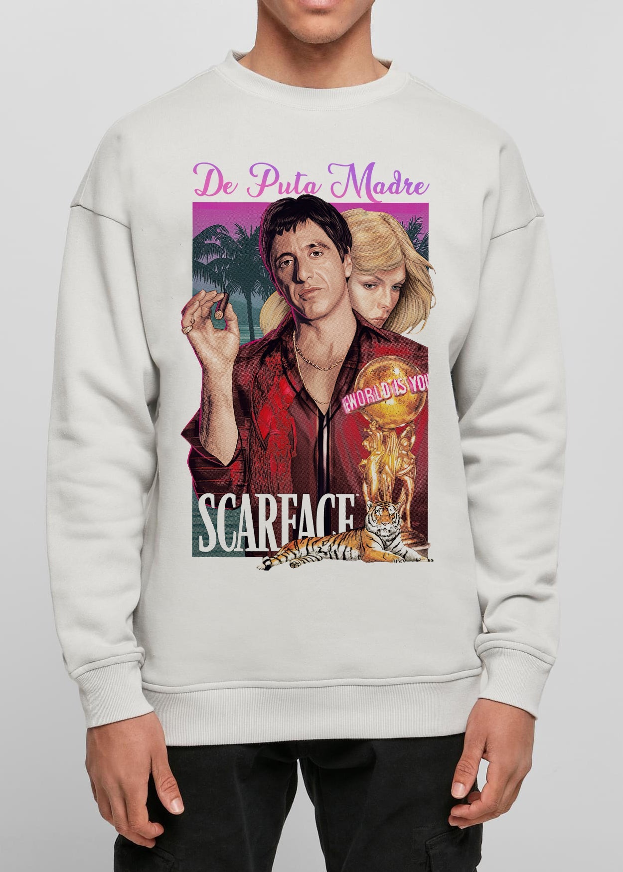 Men's Sweatshirt Design Scarface