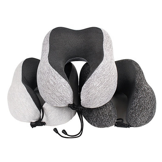 U-Shaped Travel Pillow Neck Memory Foam Airplane Pillow Soft Slow