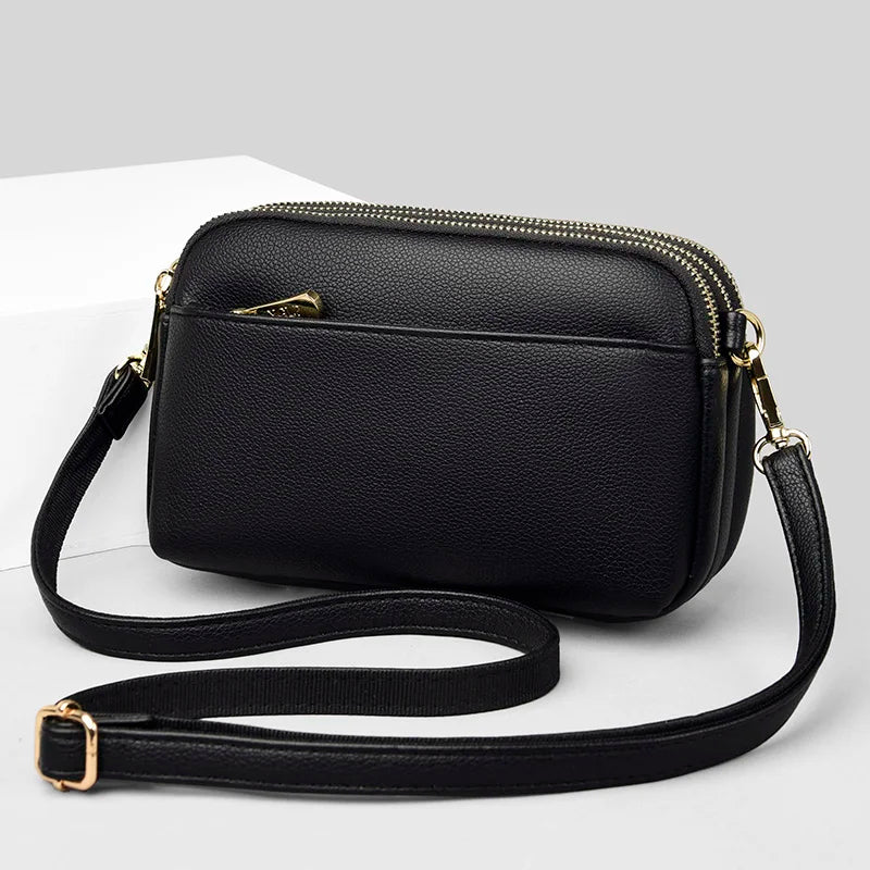 Multilayer Purse PU Luxury Handbags Women Shoulder Bags Designer Crossbody