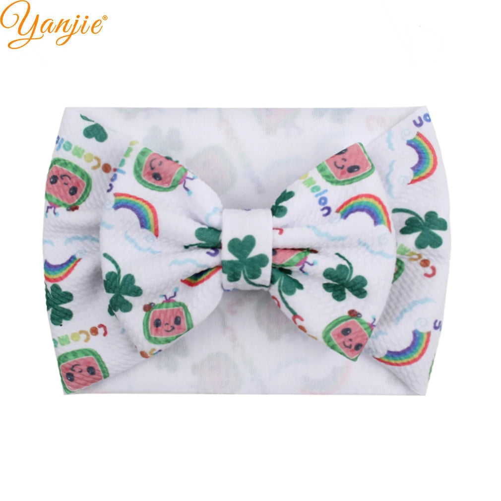 YANJIE 2023 New Turban Fashion 5'' Hair Bows Headband