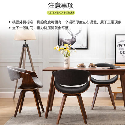 Modern Chair Simple Dining Chair Home Nordic Solid Wood Dining Room Chairs