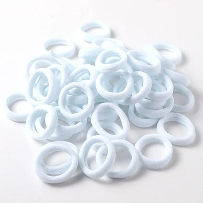 Wholesale 50pcs/Lot Girls 3.0 CM Nylon Elastic Hair Bands Rubbe