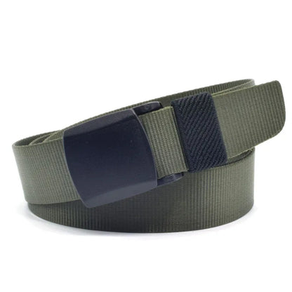 Children Canvas Belt Boys Smoothly Buckle Adolescent Anti-Allergy Belts