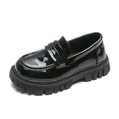 Baby Girl Shoes Autumn Black Loafers Princess Shoes Baby Boys