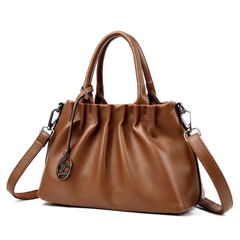 High Quality Designer Handbags Genuine Leather Large Capacity Casual Tote bags