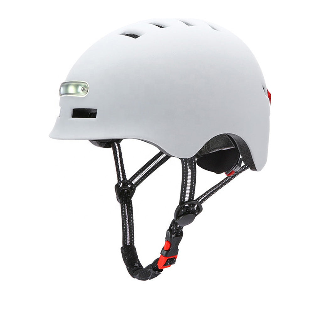 Safety Helmets for Electric Scooter Spare Parts Helmet With LED Flashing Light