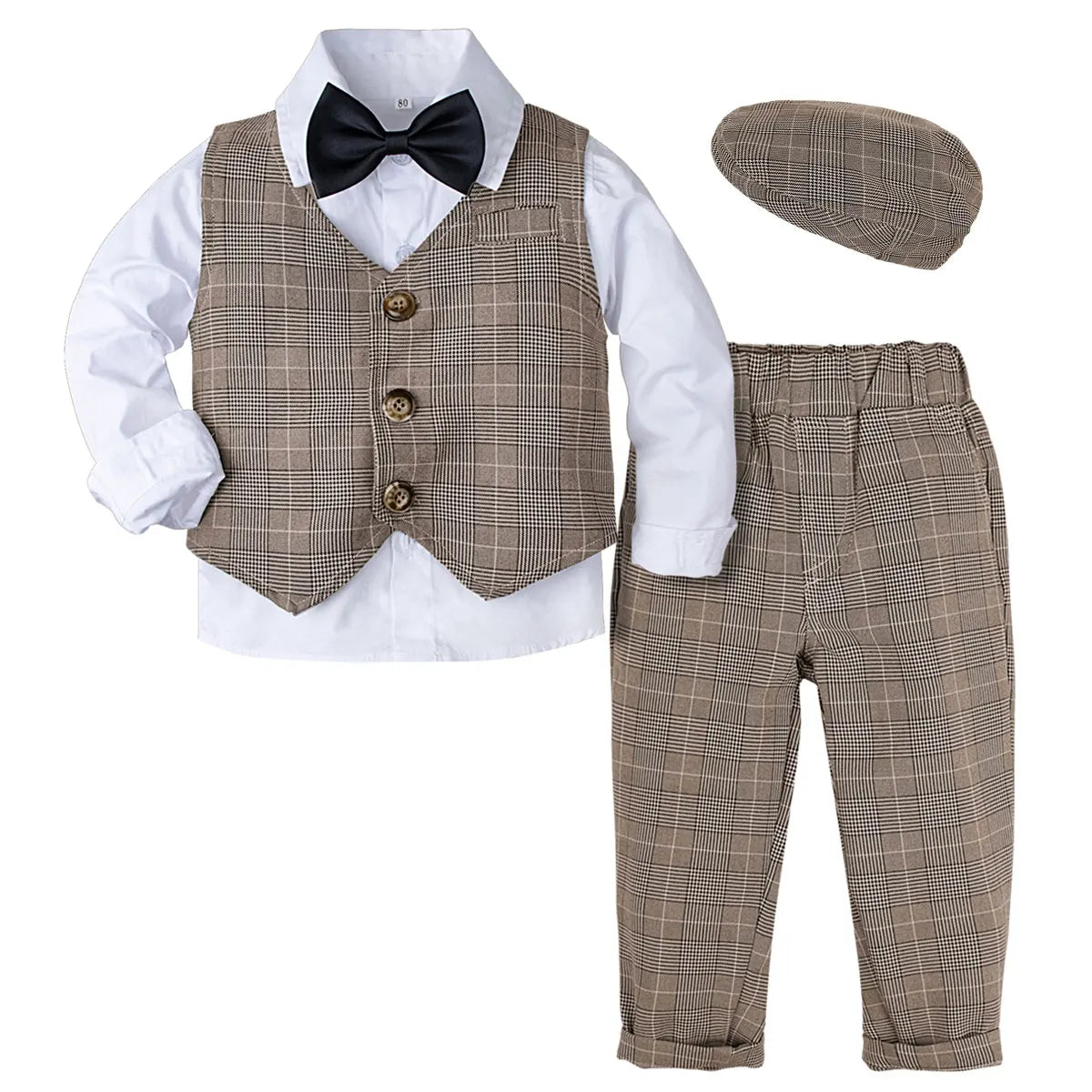 Boys Wedding Suit Baby Clothes Infant Birthday Party Gift Outfit Set