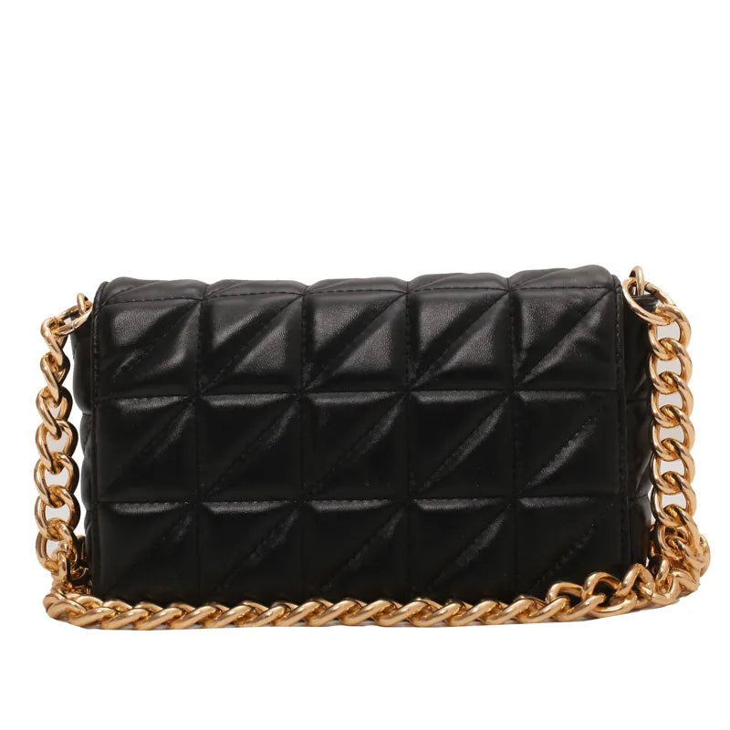 Luxury Brand Leather Woman Bagute Bags Quilted Fashion Bags for Women Flap