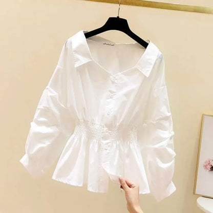 Elegant Women's Shirt Sexy Shirts & Blouses Blusas Casual Shirts