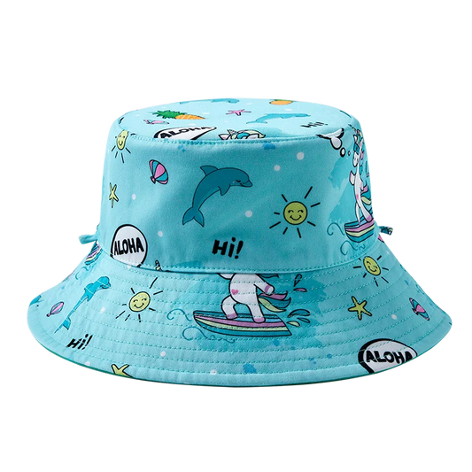 Children's Hat Double-Sided Fisherman Hats Summer Sunscreen Cap Boys