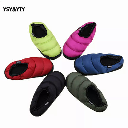 2019 Pouches With Colorful Warm Slippers Cute Couple Home Cotton Slippers