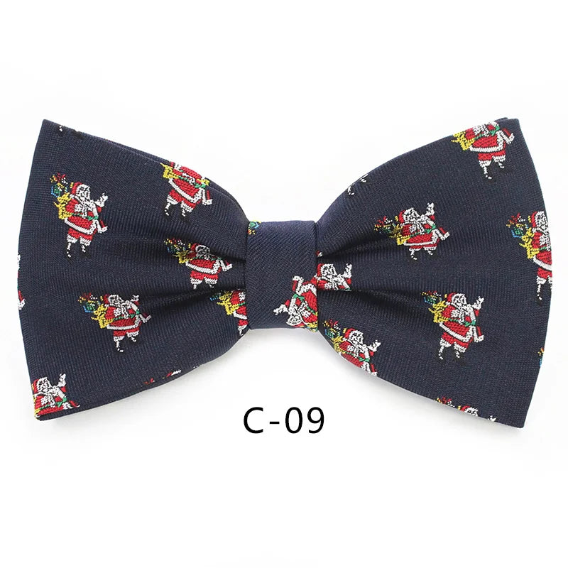 JEMYGINS Christmas Bow Ties for Mens Shirt  Snowflake Christmas Tree Pattern