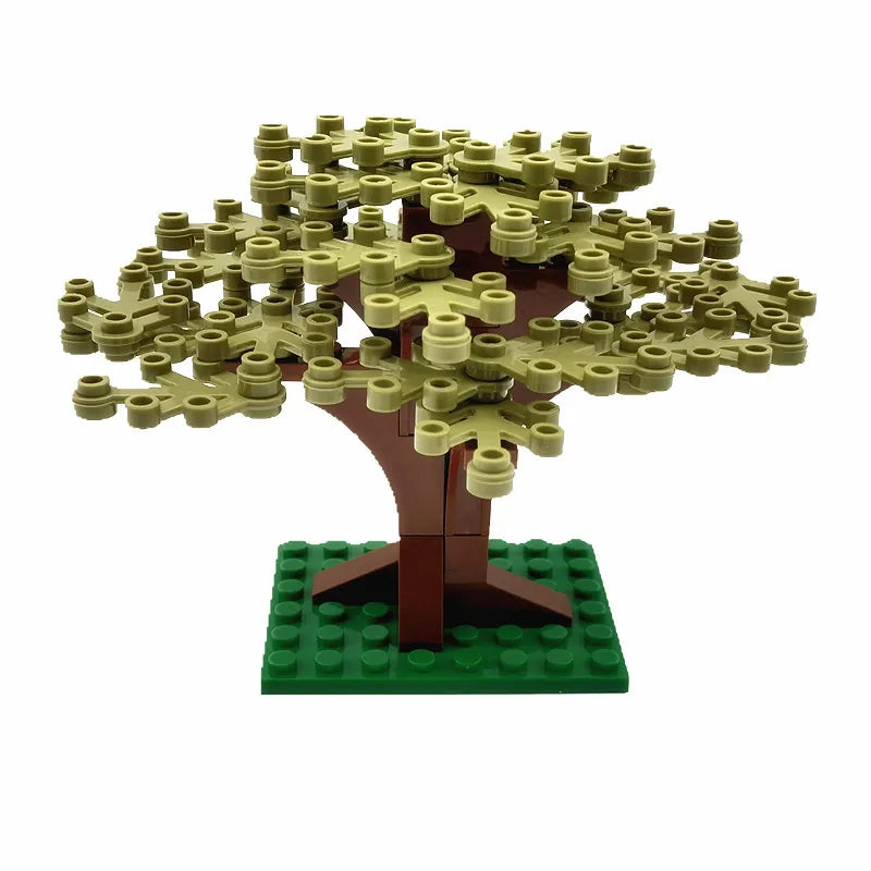 Farm Animals Trees Plants Building Blocks for Kids MOC Compatible