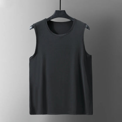 Men Tank Tops Ice Silk Mesh Tops Loose Casual Mens Summer Sleeveless Vest