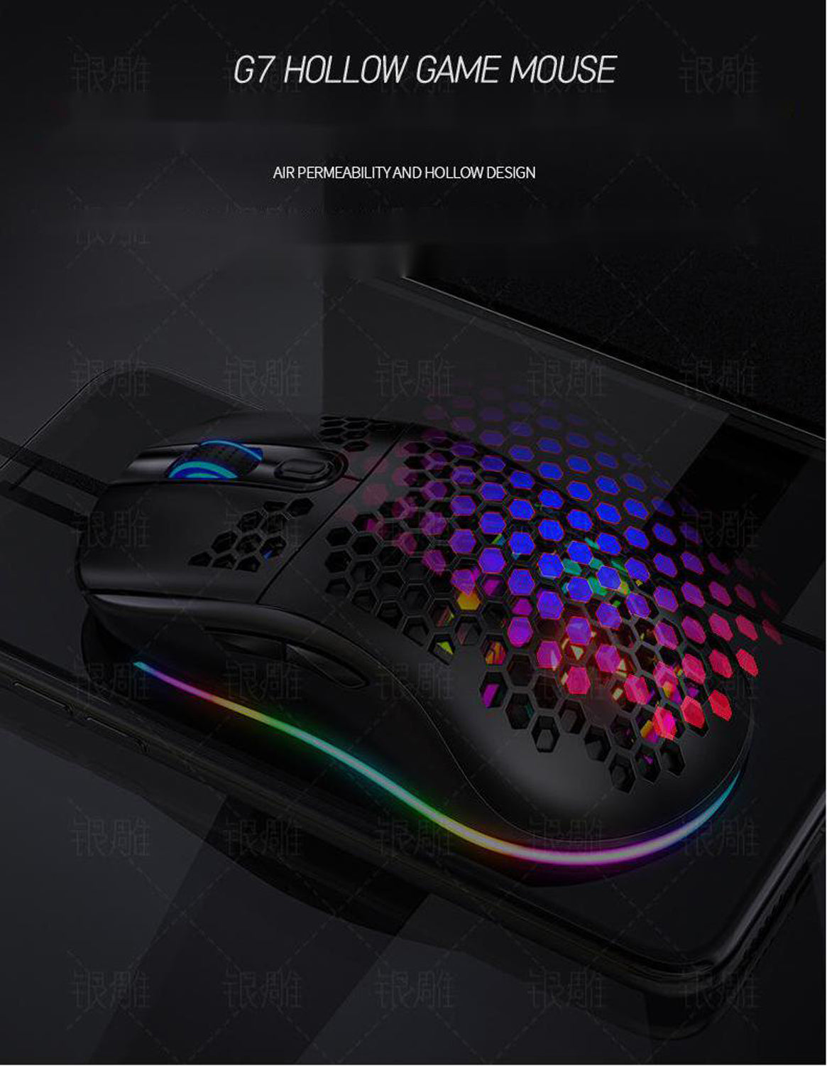 GAZ-M13 7200DPI Gaming Machinery Wired Gaming Mouse