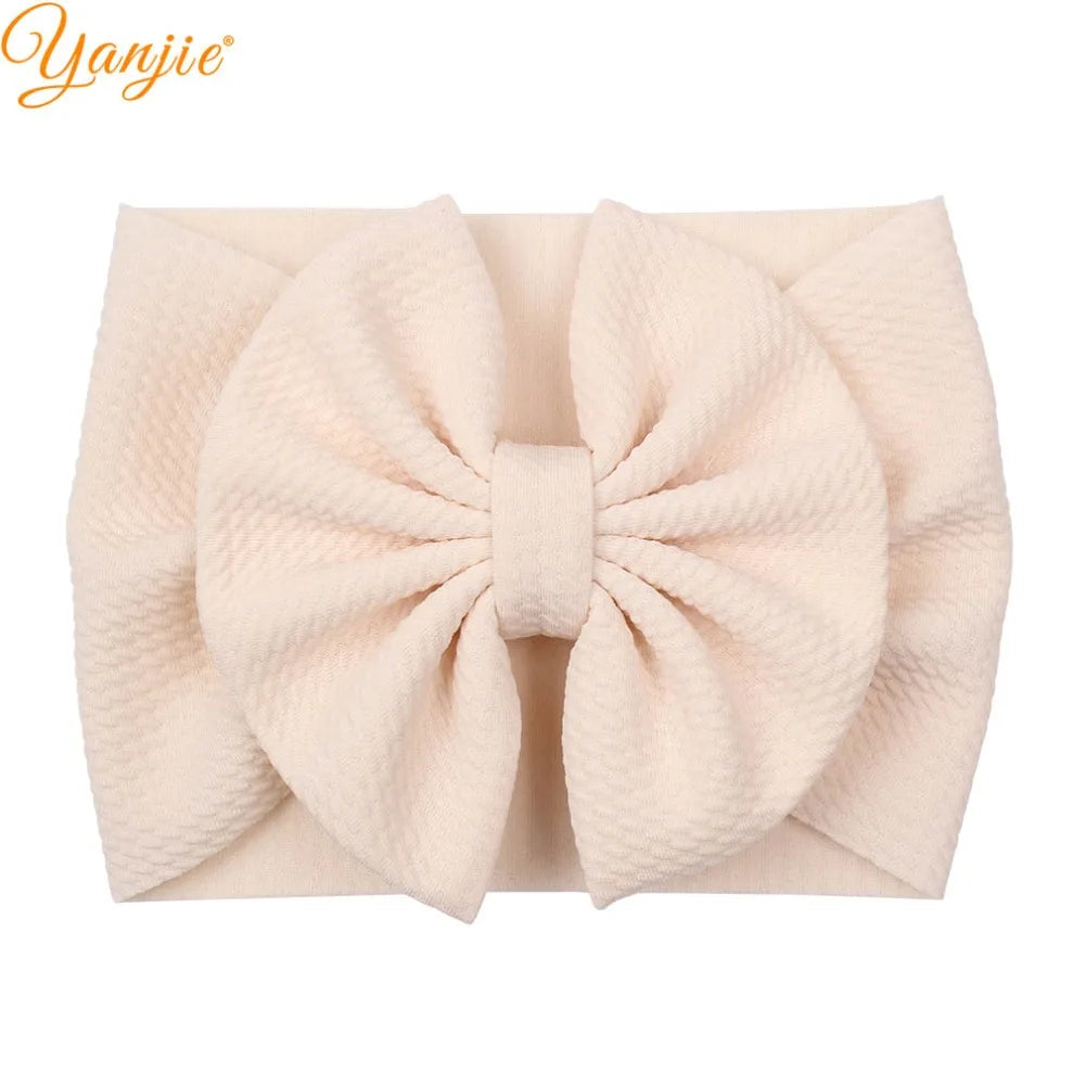 YANJIE 2023 New Turban Fashion 5'' Hair Bows Headband