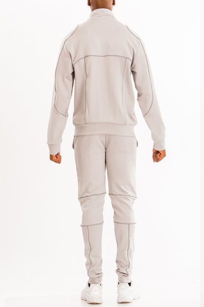 3m Reflective Piping Jacket and Pant Track Suit