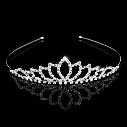 Bridal Crystal Tiaras and Crowns Headband Kid Flower Girls Bridesmaid