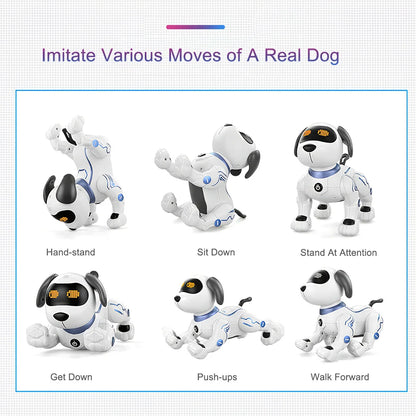 LE NENG TOYS K16A Electronic Animal Pets RC Robot Dog Voice Remote Control Toys