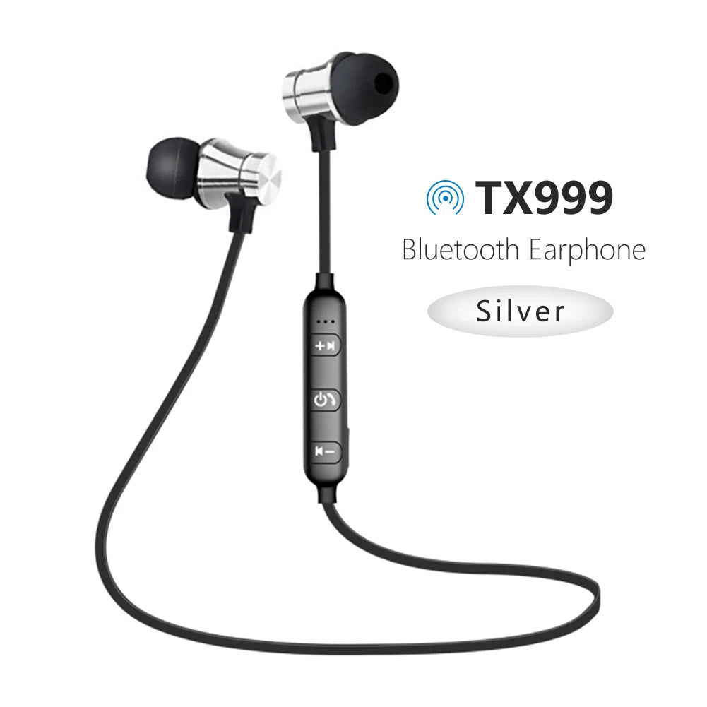 Wireless Bluetooth-Compatible Earphones Sport Magnetic Earpiece Fone De Ouvido