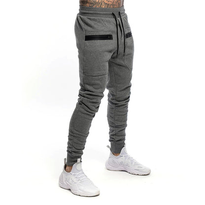 New Design Mens Pants Casual Stock Joggers Pants Knit Fabric Sweatpants High