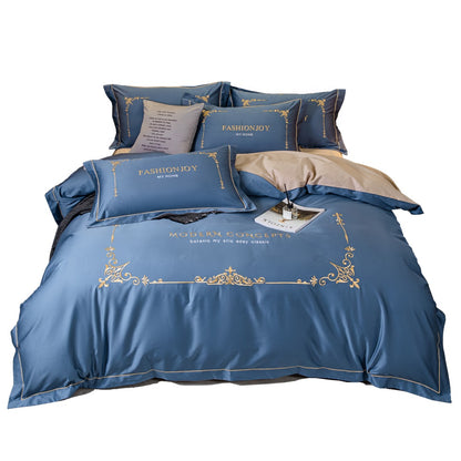 Luxury Cotton Embroidery Bedding Sets Luxury Style Bed Sheet