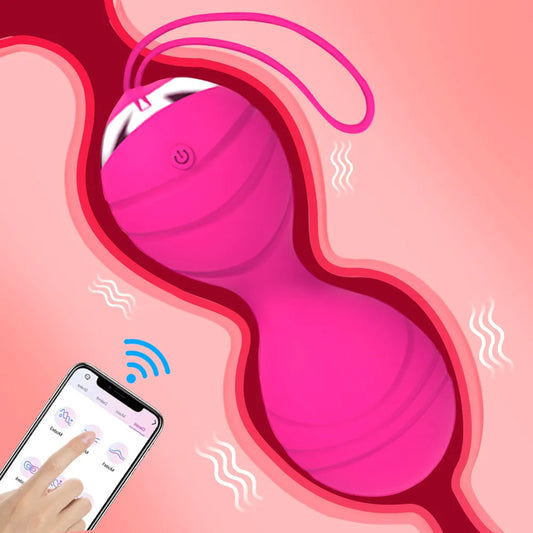 APP Remote Control Vagina Balls Vibrator Vaginal Tight Exercise Kegel Ball