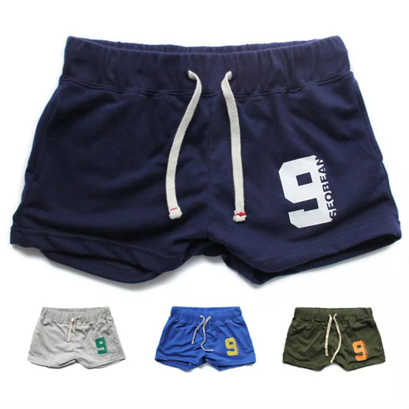 Mens Cotton Gym Shorts Men Sport Shorts Woukout Trunks Male Active Wear Tenis