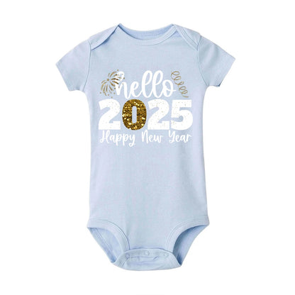 Happy New Year 2025 Baby Bodysuit Inant Romper Boys Girls