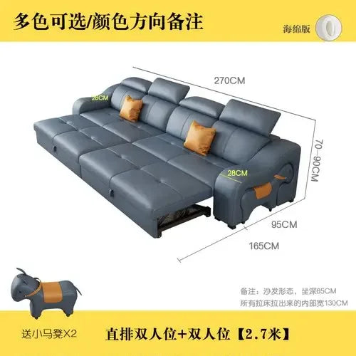 Large New Arrival Sofa Nordic Foldable Storage Floor Folding Living Room Sofa