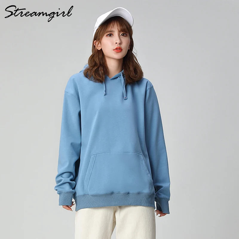 Women's Sweatshirt Cotton Oversized Hoodies and Sweatshirts