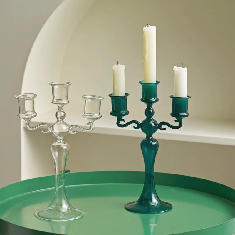 3 Heads Candle Holders Candlestick for Home Decoration Holiday Candle Stick