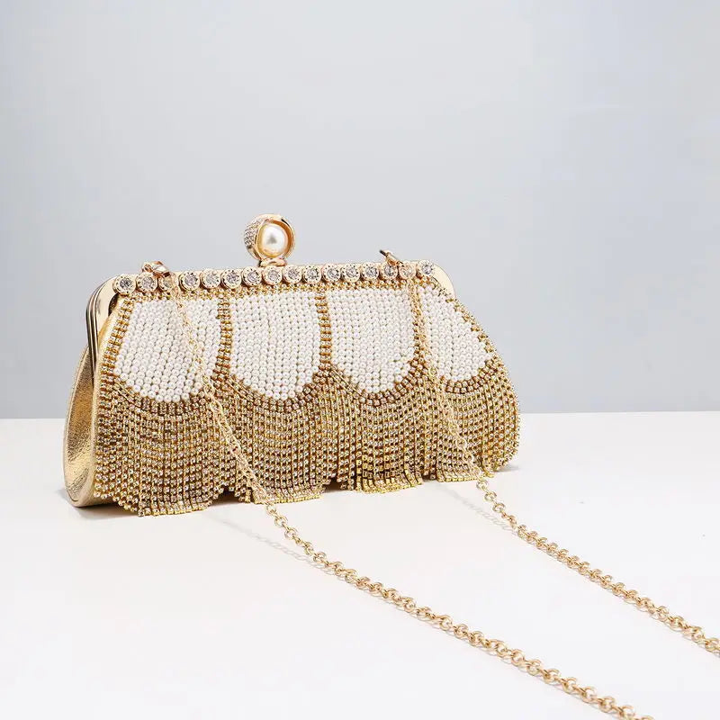 Retro Vintage Fashion Luxury Shell Bags Bag Chain Women Shoulder