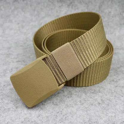 New Children's Belts Plastic Buckle Nylon Boys Children Casual Tactical Belt