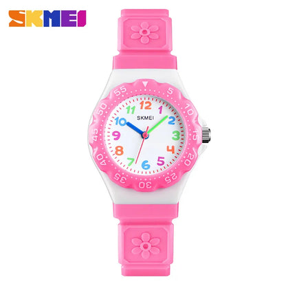 SKMEI NEW Kids Watches Outdoor Sports Wristwtatch Boys Girls Waterproof PU