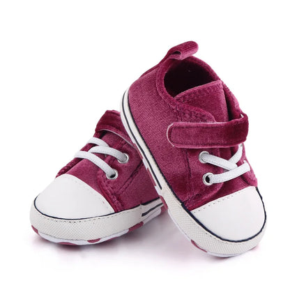 Baby Canvas Classic Sneakers Newborn Sports Baby Boys Girls First