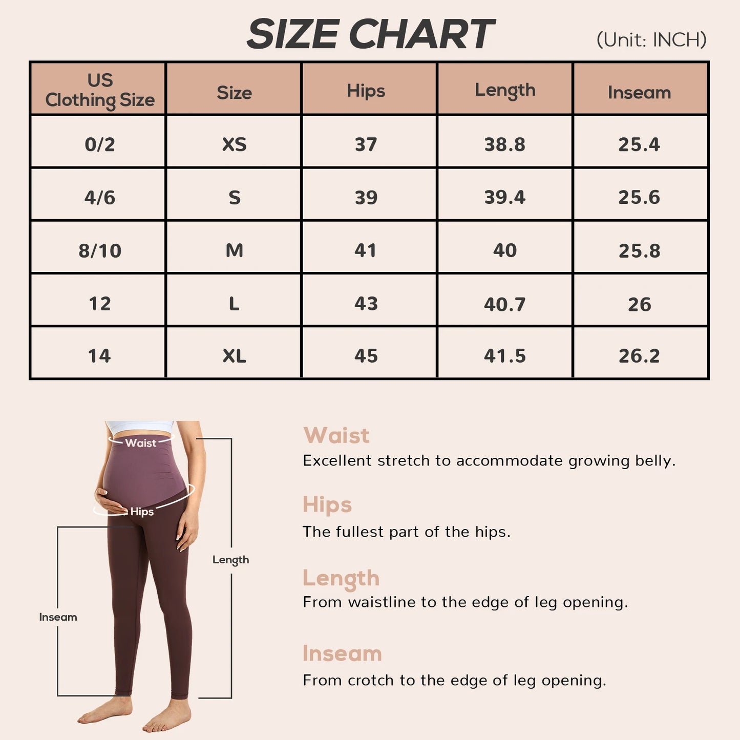 Soft Maternity Leggings Over the Belly Work Pants Women Leggings for Pregnancy