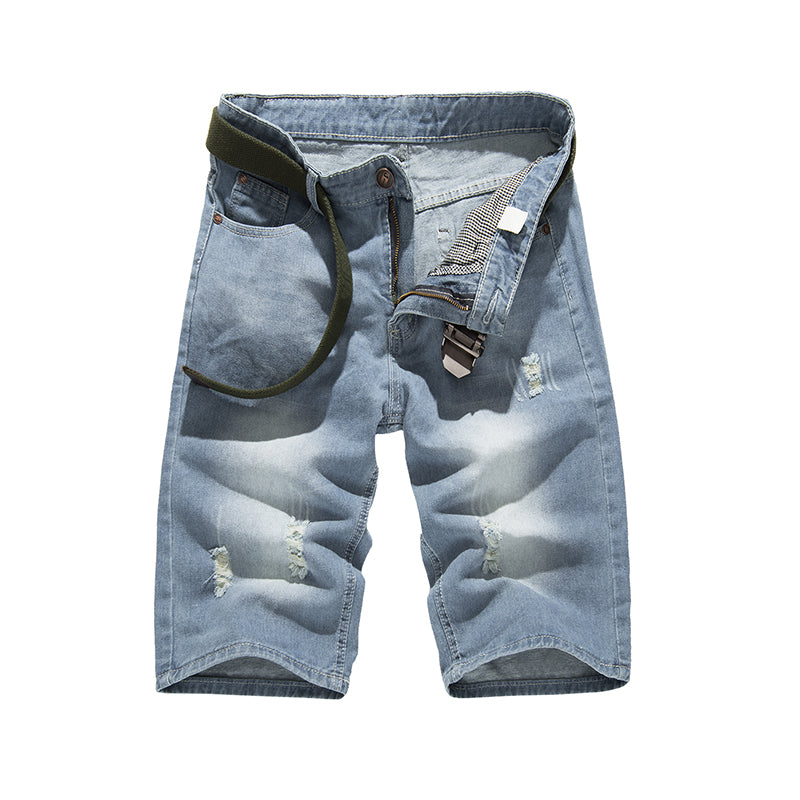 Men's Jeans Short Pants Casual Classic Pants for Men Trendy Men Street Wear