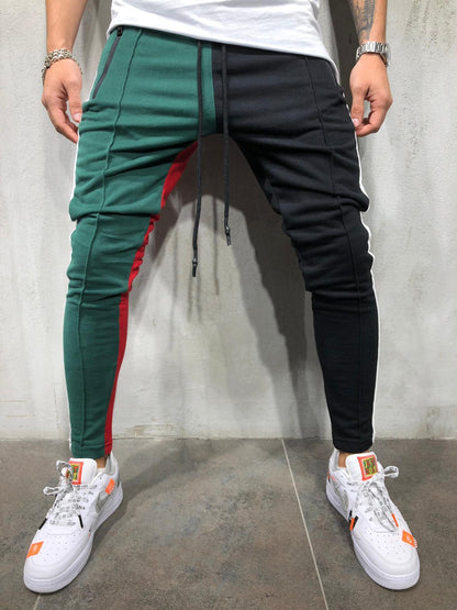 Mens Fashion Multi Panels Side Panels Jogging Harem Sweatpants Men Jogger Cargo