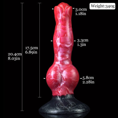 NNSX Big Dog Knot Anal Dildos With Sucker Gspot Stimulate Women Gay Toy