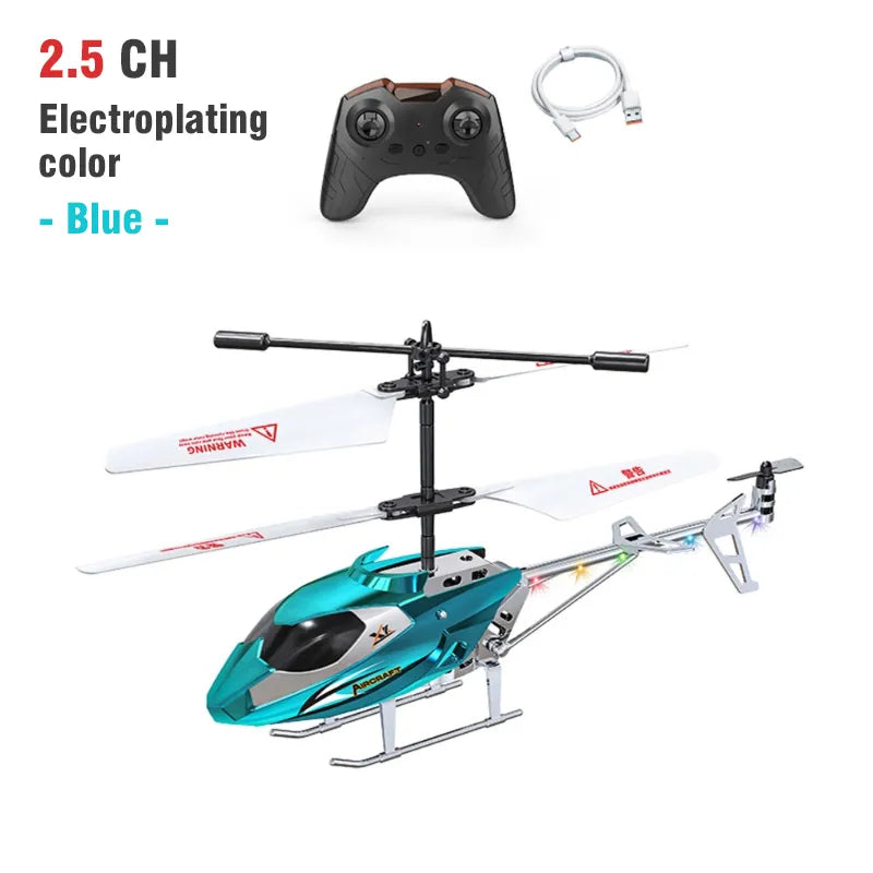 RC Helicopter 2.5CH Remote Control Airplane Kids Toy Wireless Aircraft Toys